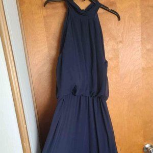 Navy Bridesmaid's Dress